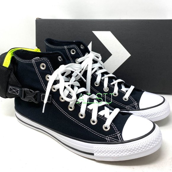 Converse Chuck Taylor AS High Top Buckle Black Men's Size 10 10.5 168261C - Picture 8 of 11